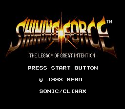 Pantallazo de Shining Force para Sega Megadrive
