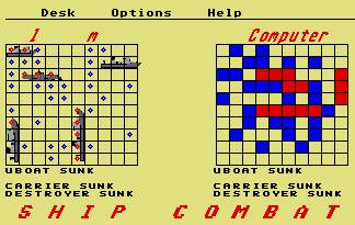 Pantallazo de Ship Combat para Atari ST