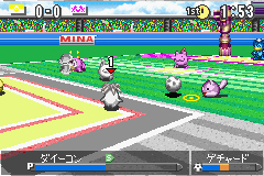 Pantallazo de Shiren Monsters Netsal Battle Soccer (Japonés) para Game Boy Advance