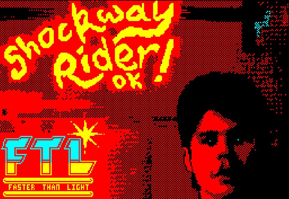 Pantallazo de Shockway Rider para Amstrad CPC