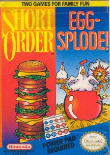 Caratula de Short Order/Eggsplode! para Nintendo (NES)