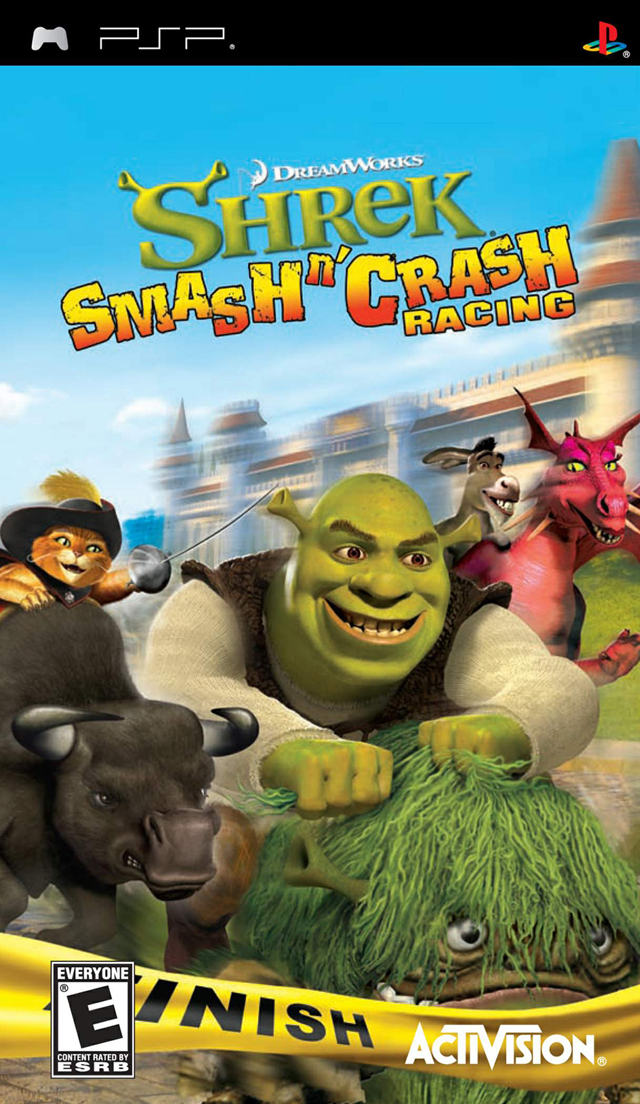 Caratula de Shrek: Smash and Crash para PSP
