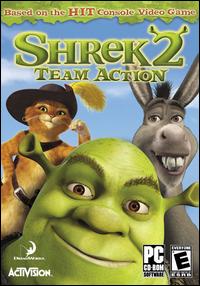 Caratula de Shrek 2: Team Action para PC
