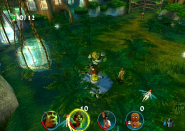 Pantallazo de Shrek 2: The Game para GameCube