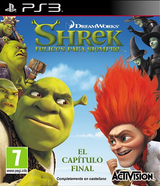 Caratula de Shrek 4: Felices para Siempre para PlayStation 3
