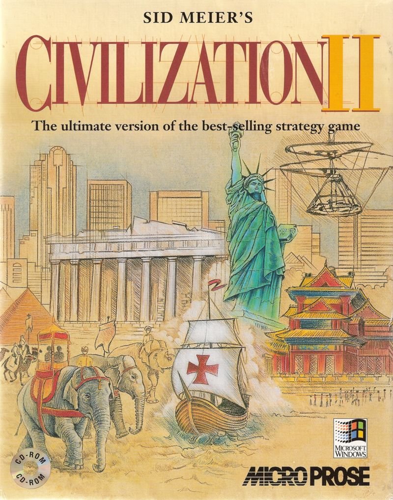 Caratula de Sid Meier's Civilization II para PC