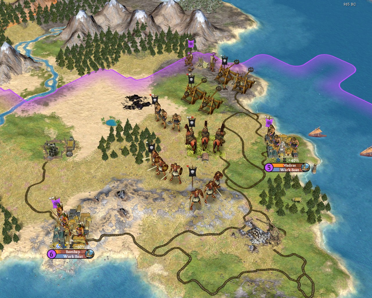 Pantallazo de Sid Meier's Civilization IV: Warlords para PC