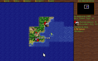 Pantallazo de Sid Meier's Colonization (Dos) para PC