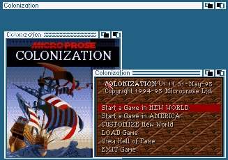 Pantallazo de Sid Meier's Colonization para Amiga