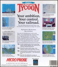 Caratula de Sid Meier's Railroad Tycoon para PC