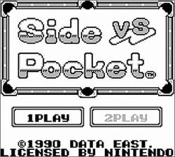 Pantallazo de Side Pocket para Game Boy