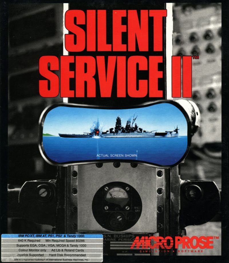 Caratula de Silent Service II para PC