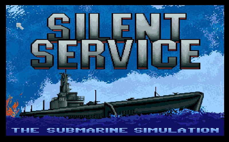 Pantallazo de Silent Service para Atari ST
