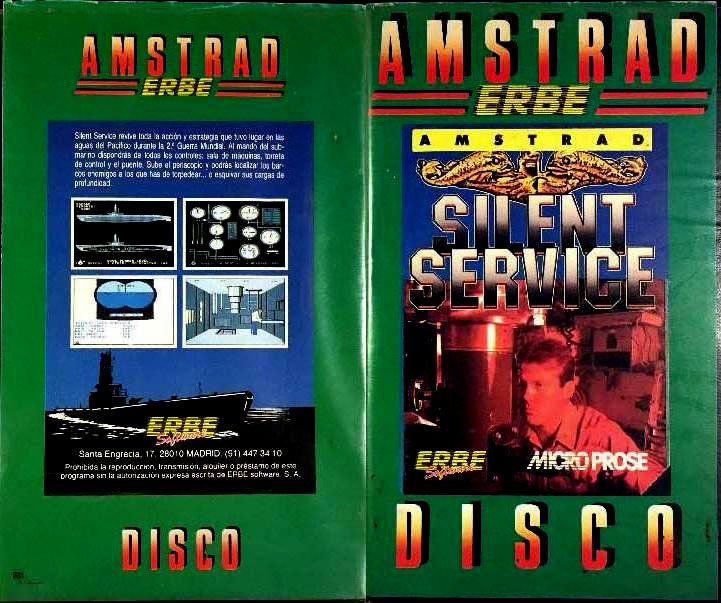 Caratula de Silent Service para Amstrad CPC