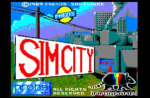 Pantallazo de Sim City para Amstrad CPC