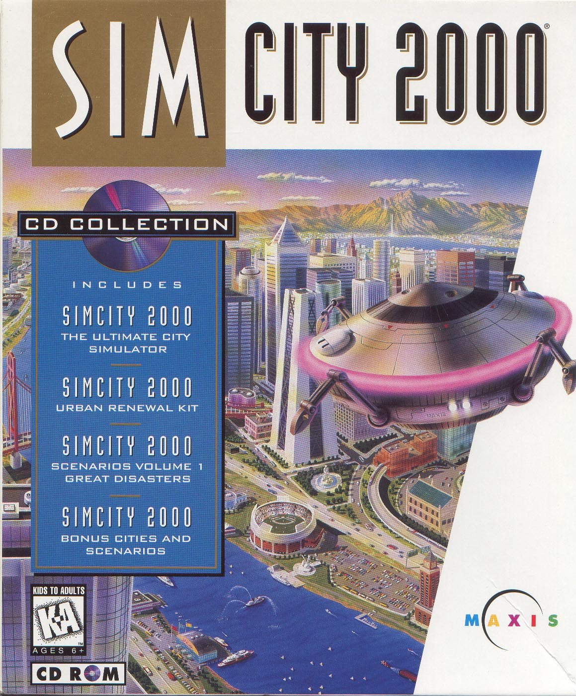 Caratula de SimCity 2000: CD Collection para PC