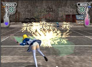 Pantallazo de Simple 2000 Series Ultimate Vol. 26: Love Smash 5.1: Tennis Robo no Gyakushuu (Japonés) para PlayStation 2