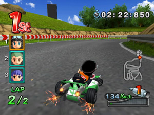Pantallazo de Simple Wii Series Vol.1 THE Minna de Kart Race (Japonés) para Wii
