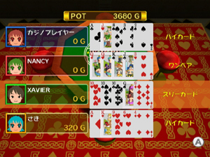 Pantallazo de Simple Wii Series Vol.3 Asonde Wakaru THE Party Casino (Japonés) para Wii