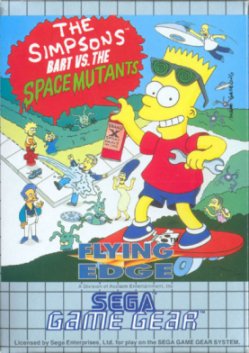 Caratula de Simpson: Bart vs. The Space Mutants, The para Gamegear