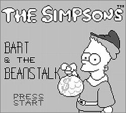 Pantallazo de Simpsons: Bart & The Beanstalk, The para Game Boy