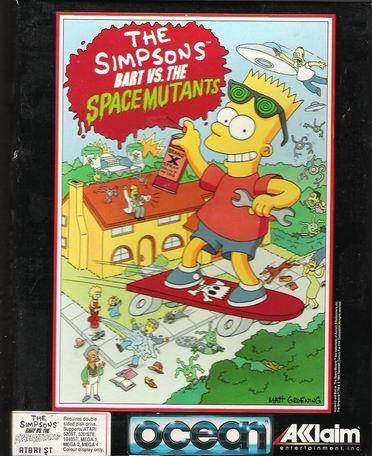 Caratula de Simpsons: Bart vs. The Space Mutants, The para Atari ST