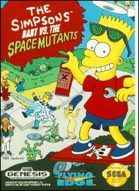 Caratula de Simpsons: Bart vs. The Space Mutants, The para Sega Megadrive