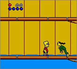 Pantallazo de Simpsons: Bart vs. The World, The para Gamegear