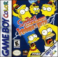 Caratula de Simpsons: Night of the Living Treehouse of Horror, The para Game Boy Color