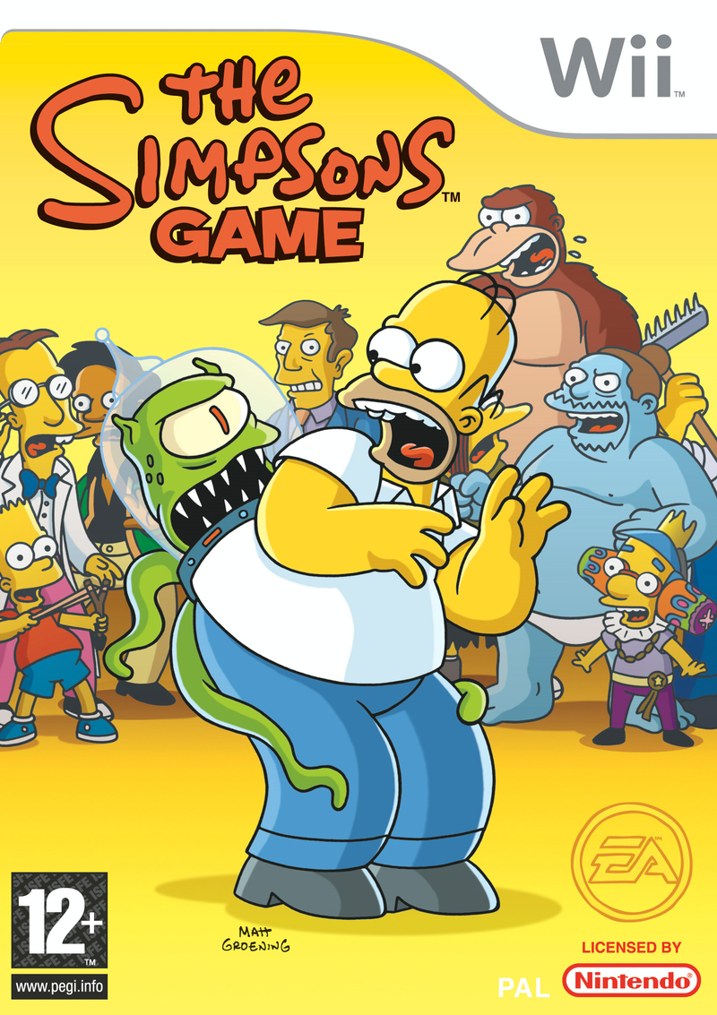 Caratula de Simpsons Game, The para Wii