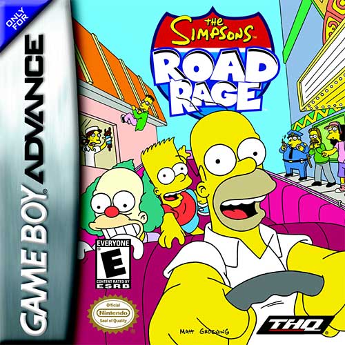 Caratula de Simpsons Road Rage, The para Game Boy Advance