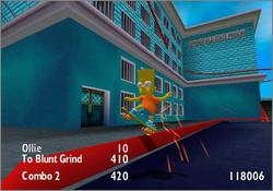 Pantallazo de Simpsons Skateboarding, The para PlayStation 2