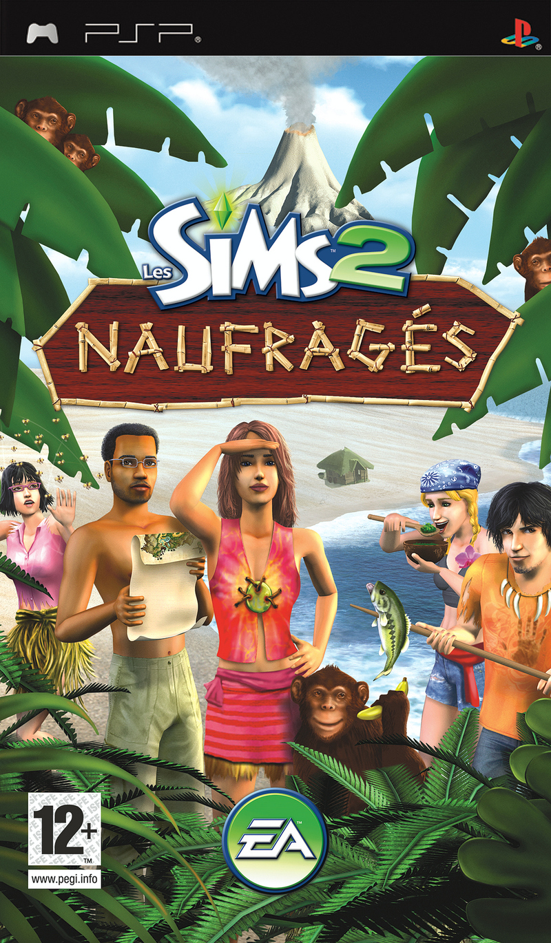 Caratula de Sims 2: Castaway, The (Naufragos) para PSP