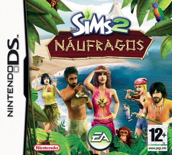 Caratula de Sims 2: Naufragos, Los para Nintendo DS