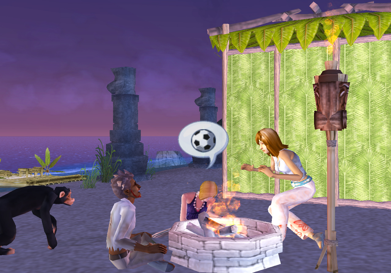 Pantallazo de Sims 2. Naufragos, Los para Wii