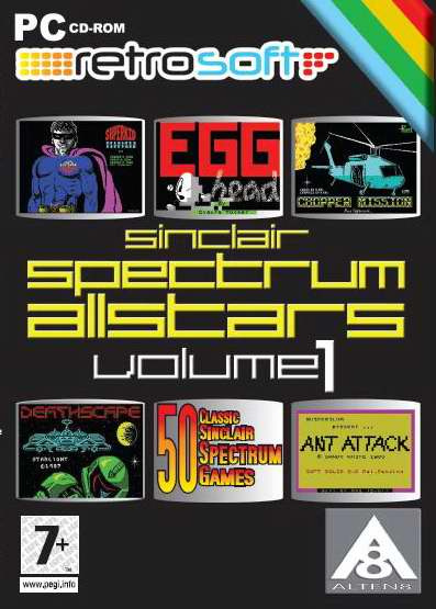 Caratula de Sinclair Spectrum Allstars Volume 1 para PC