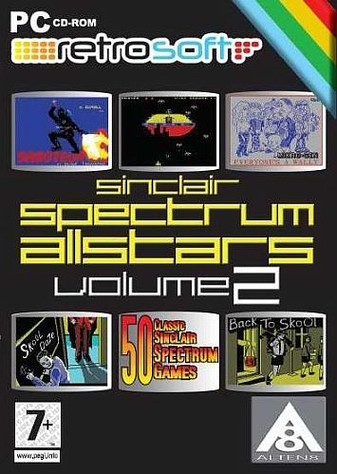 Caratula de Sinclair Spectrum Allstars Volume 2 para PC