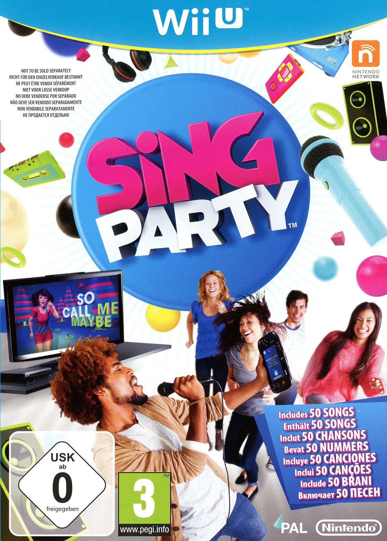 Caratula de Sing Party para Wii U