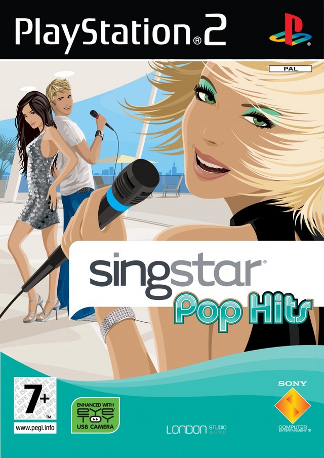 Caratula de SingStar Pop Hits para PlayStation 2