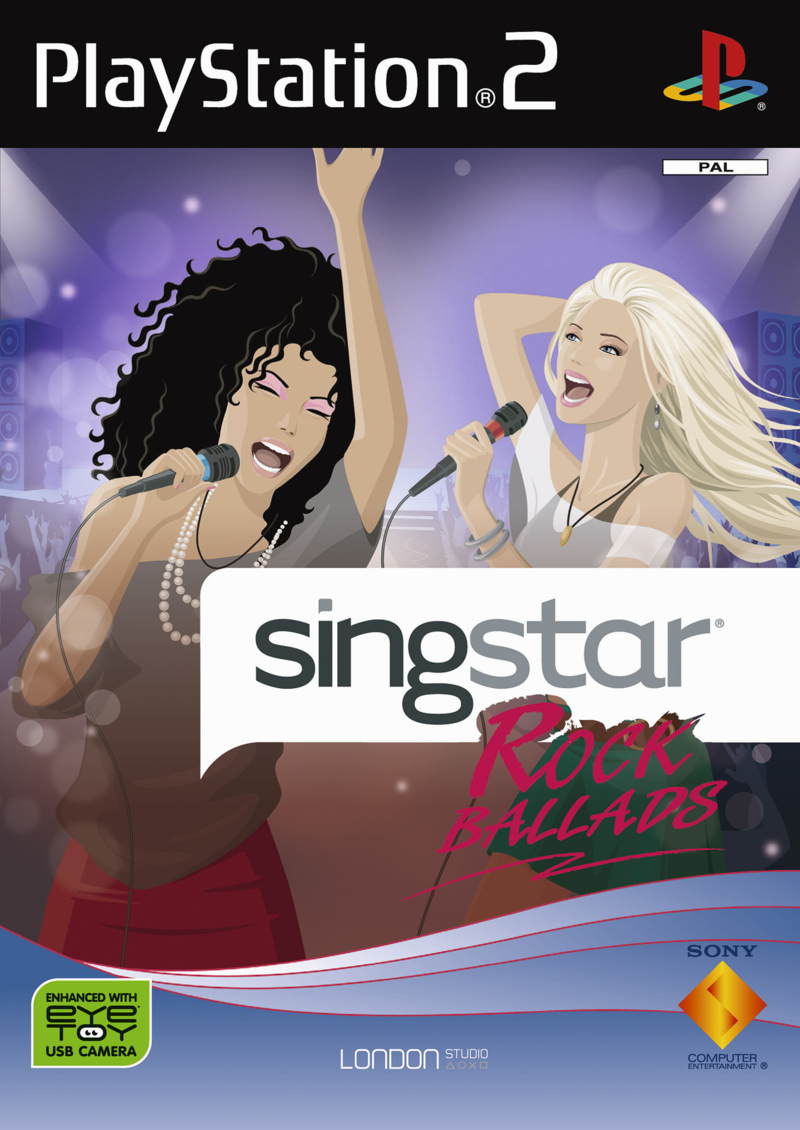 Caratula de SingStar Rock Ballads para PlayStation 2