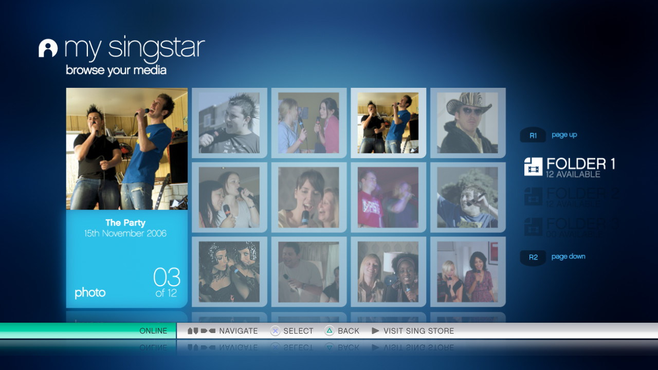 Pantallazo de SingStar para PlayStation 3