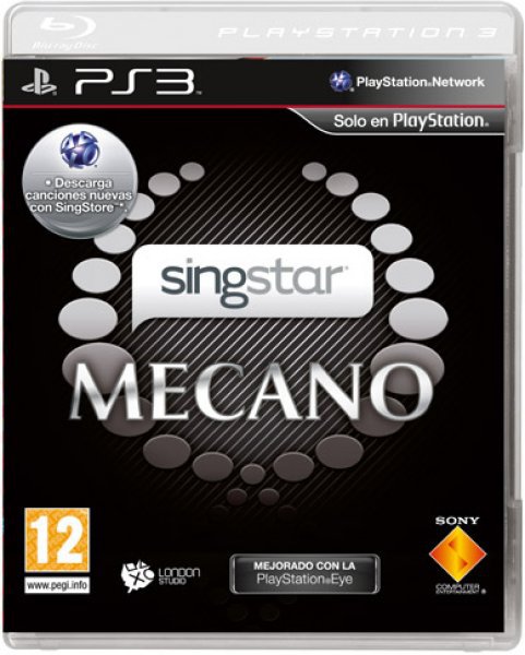 Caratula de Singstar Mecano para PlayStation 3