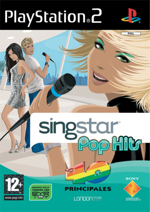 Caratula de Singstar Pop Hits 40 Principales para PlayStation 2
