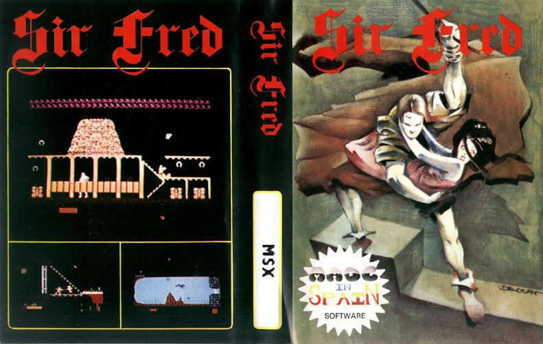 Caratula de Sir Fred para MSX