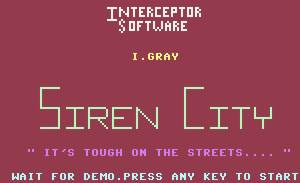Pantallazo de Siren City para Commodore 64