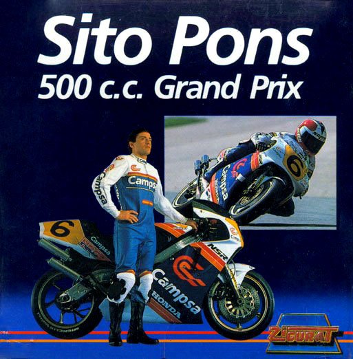 Caratula de Sito Pons 500 C.C. Grand Prix para MSX