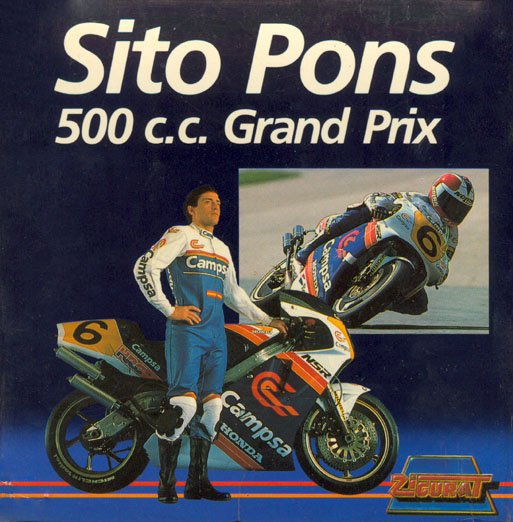 Caratula de Sito Pons 500 Cc Grand Prix para Amstrad CPC