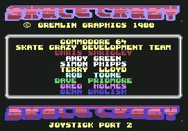 Pantallazo de Skate Crazy para Commodore 64