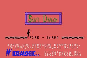 Pantallazo de Skate Dragon para MSX