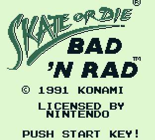 Pantallazo de Skate Or Die: Bad N Rad para Game Boy